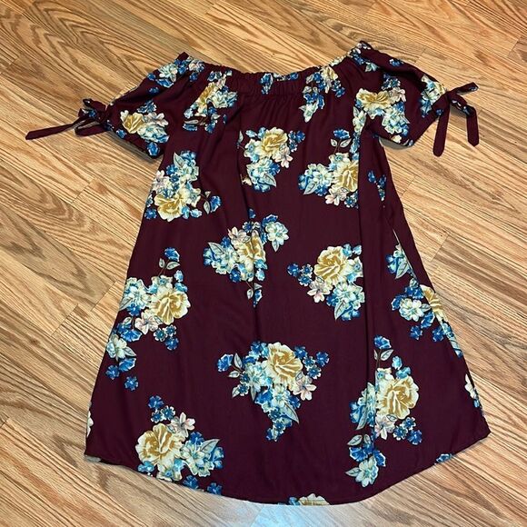 Off shoulder Dress, Fall colors, Autumn, size medium - Picture 1 of 4